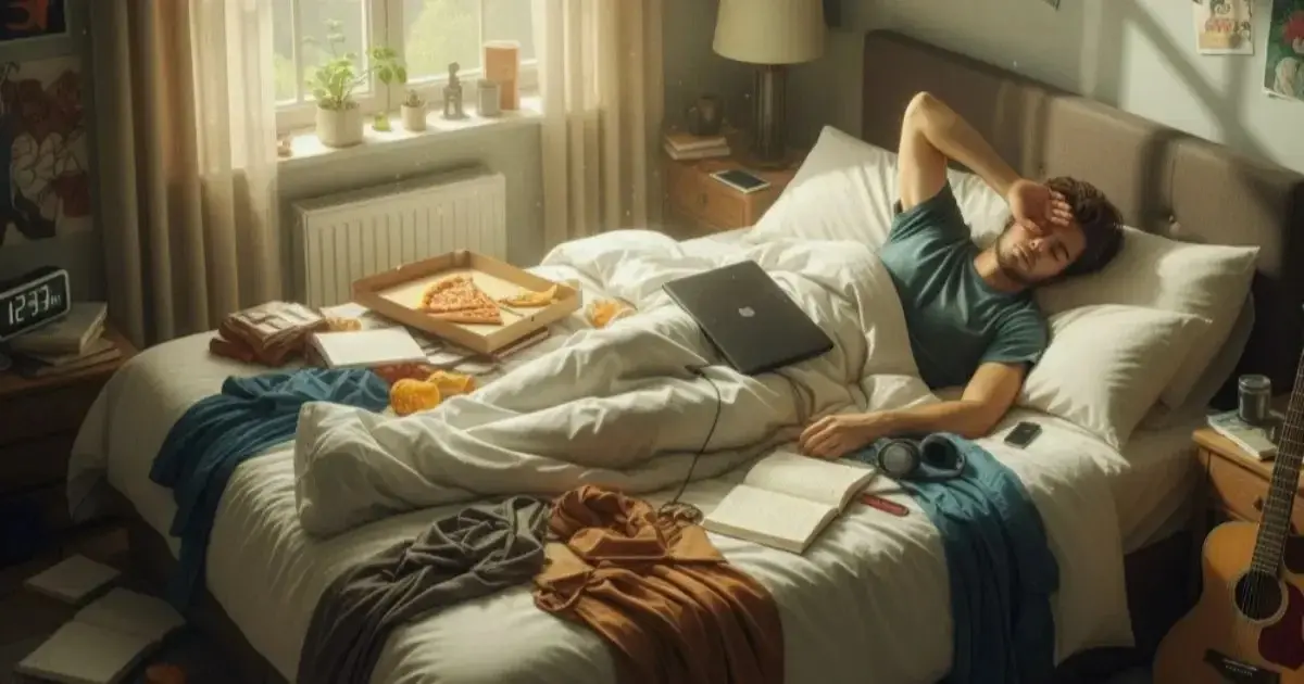 التعفن في السرير: هل هو راحة نفسية أم علامة خطر؟