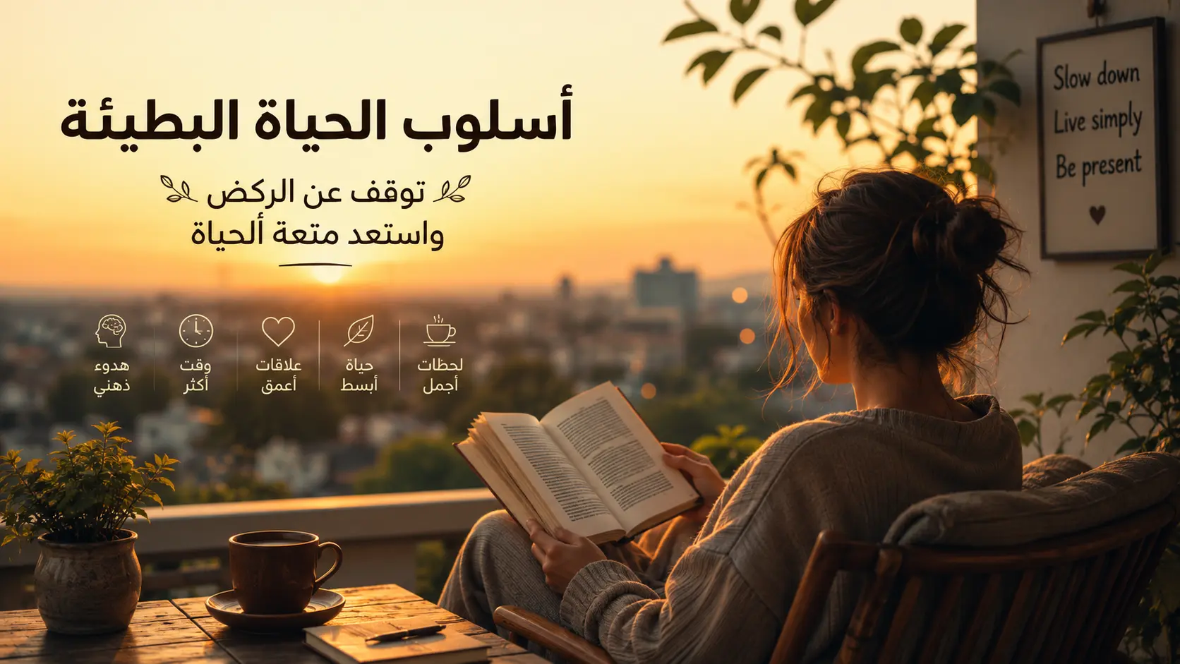 أسلوب الحياة البطيئة | توقف عن الركض واستعد متعة الحياة